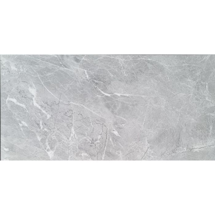 Analya Grey Glossy Porcelain 30x60cm Wall and Floor Tile