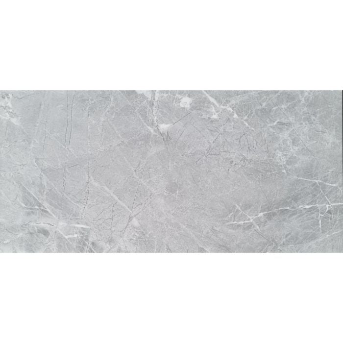 Analya Grey Glossy Porcelain 30x60cm Wall and Floor Tile