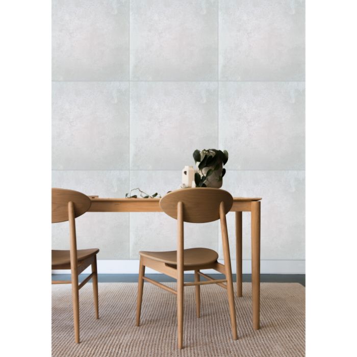 Renolt Mattia Grey Glossy Porcelain 60X60cm Kitchen Bathroom Wall Floor Tiles