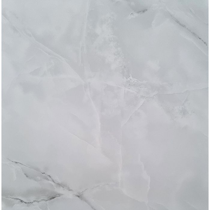 Maxi Grey Gloss Porcelain 60X60cm Indoor Hallway Entry Way Wall Floor Tile