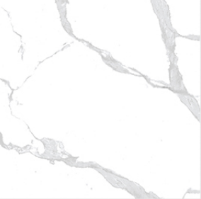 Superb Statuario Marble Effect Porcelain Gloss 60x60cm Kitchen Bathroom Wall and Floor Tile