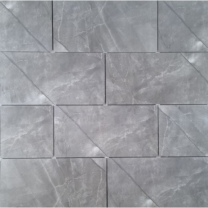 Fererro Dark Gloss Porcelain 30X60cm Kitchen Bathroom Wall Floor Tiles