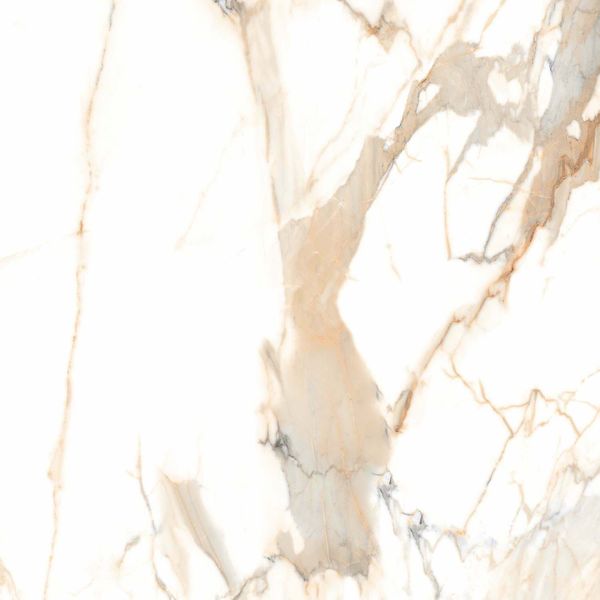 California Brown 30x60cm Marble Effect Polished Porcelain Wall and Floor Tile - TILES Paradise