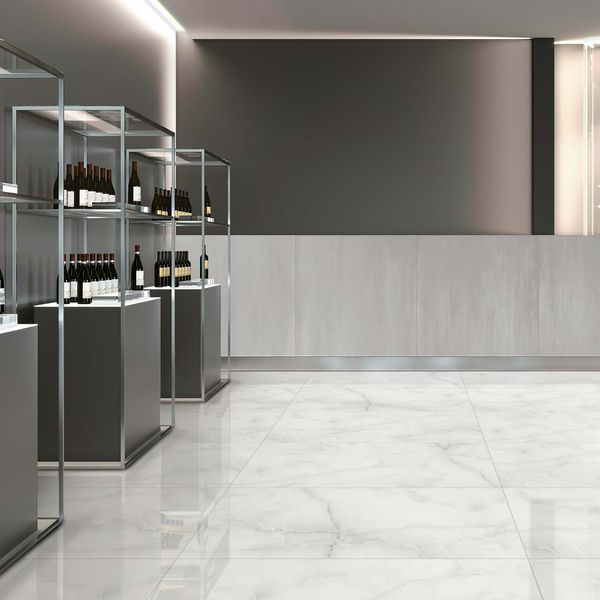 Cassia Grey Onyx Polished Porcelain 60x120cm Walls and Floor Tiles - TILES Paradise